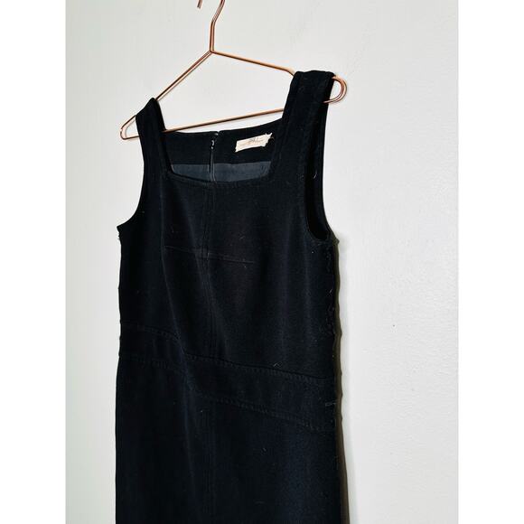 TORY BURCH Black Square Neckline Sleeveless Mini Dress Size 4 - Picture 1 of 8